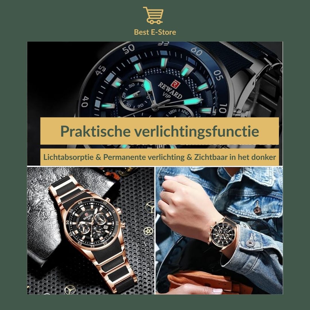 ⭐ Premium Herenhorloge: Stijlvol Design, Comfortabele Pasvorm & Perfect als Cadeau 🎁