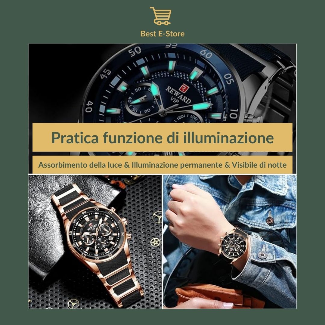 ⭐ Orologio da Uomo Premium: Design Elegante, Massimo Comfort & Idea Regalo Perfetta 🎁