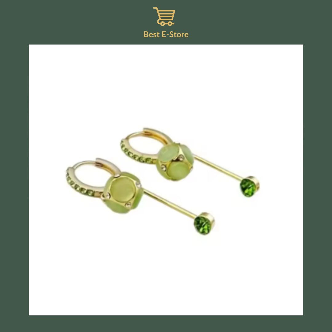 đ Sparkling Green Zircon Earrings: Perfect Gift for Any Occasion đ
