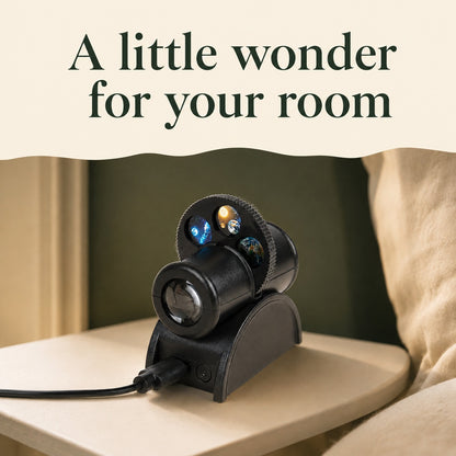 Compact Moon and Star Projector for a Room Full of Wonder