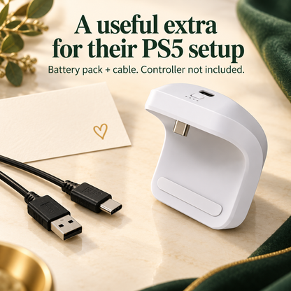PS5 DualSense Controller Battery Pack Gift for Their Gaming Setup