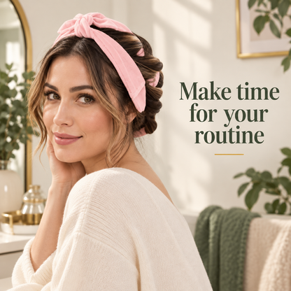 Pink Heatless Curling Ribbon Set for Your At-Home Hair Ritual