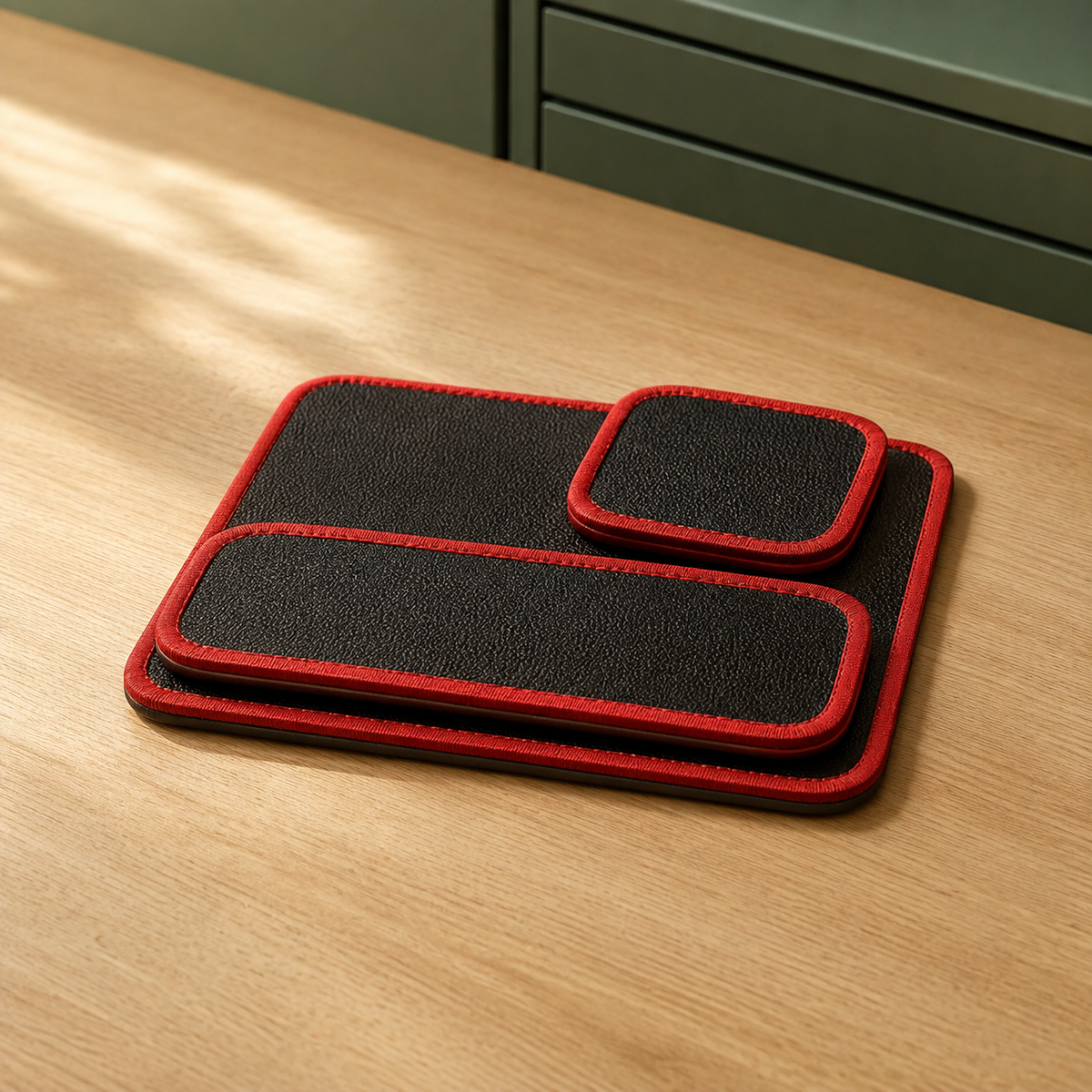 Magnetic Tool Mat Set with Three Sizes for Neater Garage Repairs