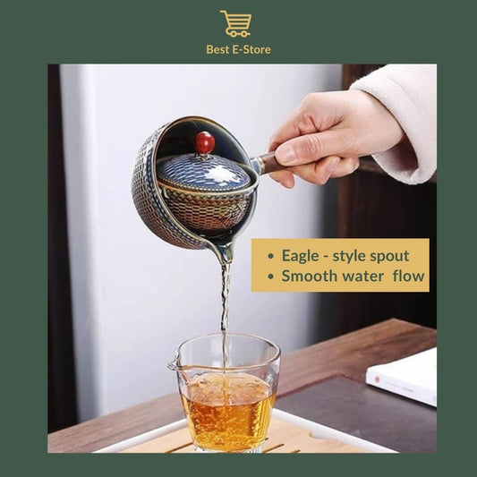 360 Degree Tea Spin: Pour Perfection