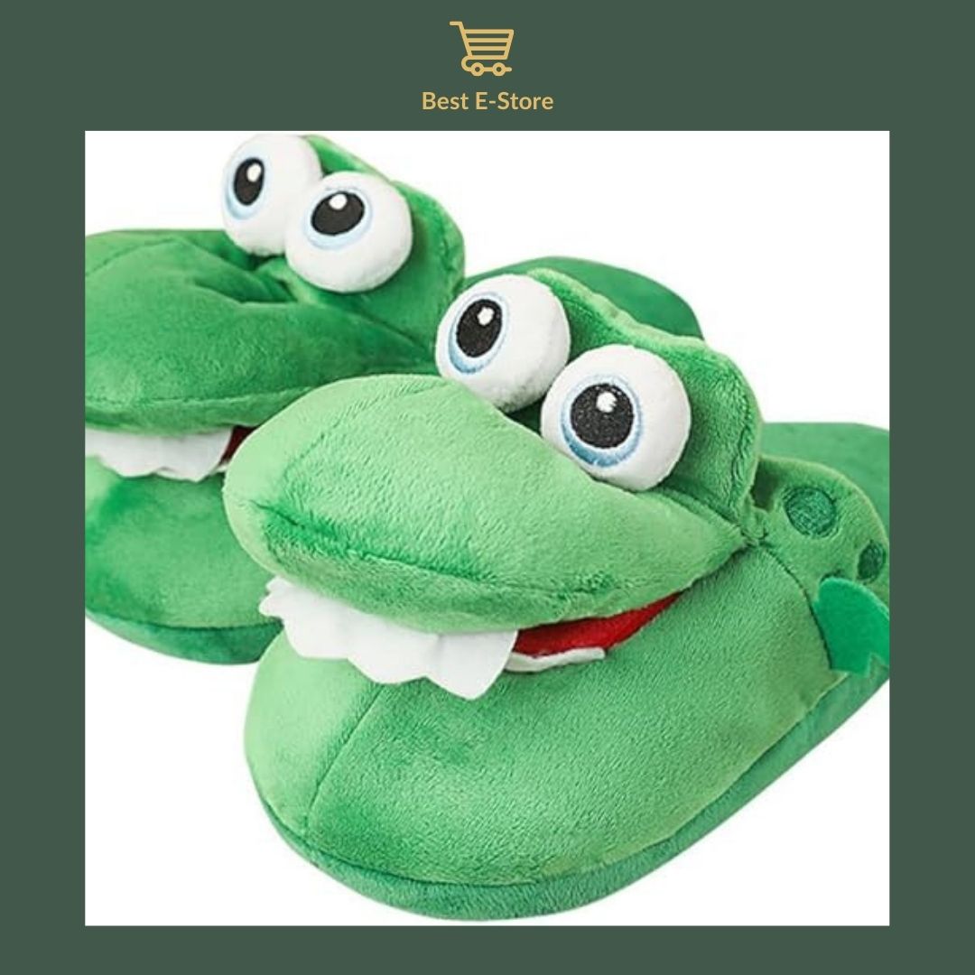 🐊 Cute Crocodile Mouth Open Slippers: Transform Every Steps into Adventures