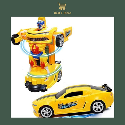 🚀 Ignite Your Child's Imagination! 💫: The Ultimate Multifunctional Robot Car Toy 🌈