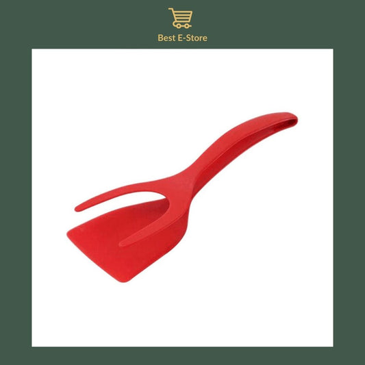 🌟 Non-Stick Cooking Companion: The 2-in-1 Silicone Spatula