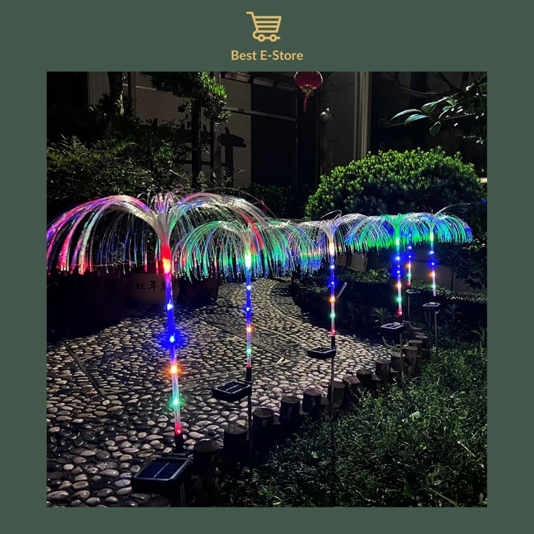 🌌 Automatic Illumination Solar Jellyfish Lights: Effortless Elegance for the Pathway and Garden 🌙✨