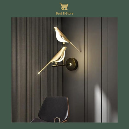 🕊️💡 Radiant Wings: Nordic Bird Wall Sconce 🏠