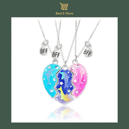 🌟 Magical Magnetic BFF Necklace Set: Unbreakable Bonds in Glittering Style - Buy 1 Piece, Get 2 Additional Pieces Free ✨