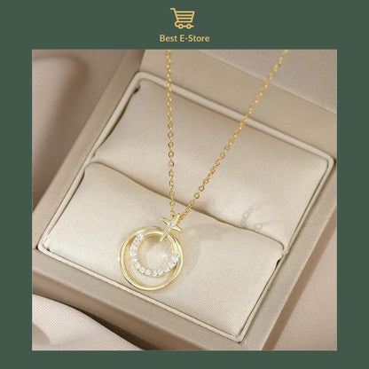 🎁 Perfect Gift: Elegant Gold-Plated Necklace for Any Occasion 💖