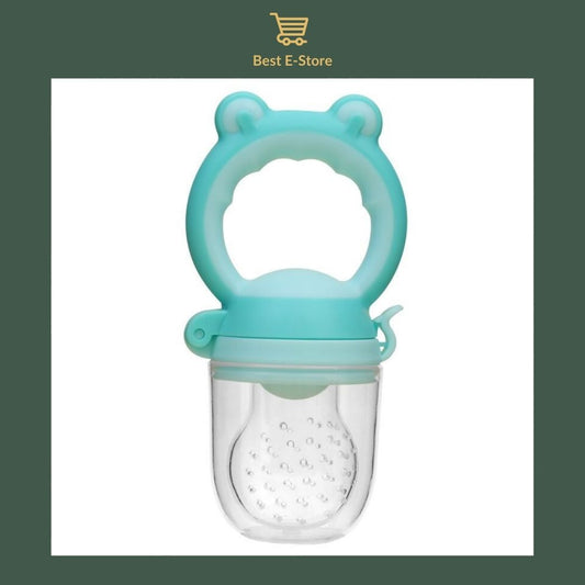 👶 Growth Partner: Perfectly Sized Silicone Food Teether for Every Stage