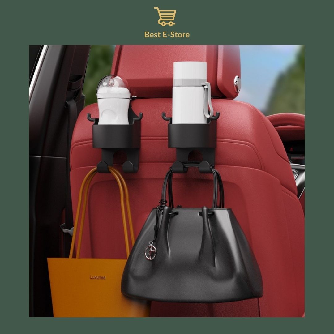 🚗 Car Oasis: Multifunctional Seat Hook Organizer 🚗