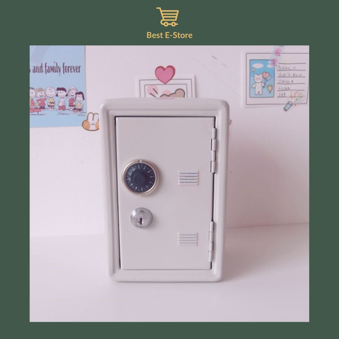 🔒 Secure-Saver: Metal Money Box with Dual Lock System