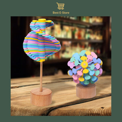 🎁 Gift of Art: Wooden Spiral Lollipop - Relaxation and Decor Combined ✨