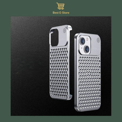 🚀FortressGuard: Edge-Raised Aluminum Alloy Case for iPhone - Stylish Defense🌈🔐