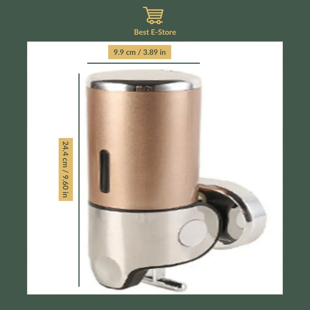 ✨ Advanced Coating 500ml Soap Dispenser - Stylish, Sturdy, and Spill-Free Pouring 🔄