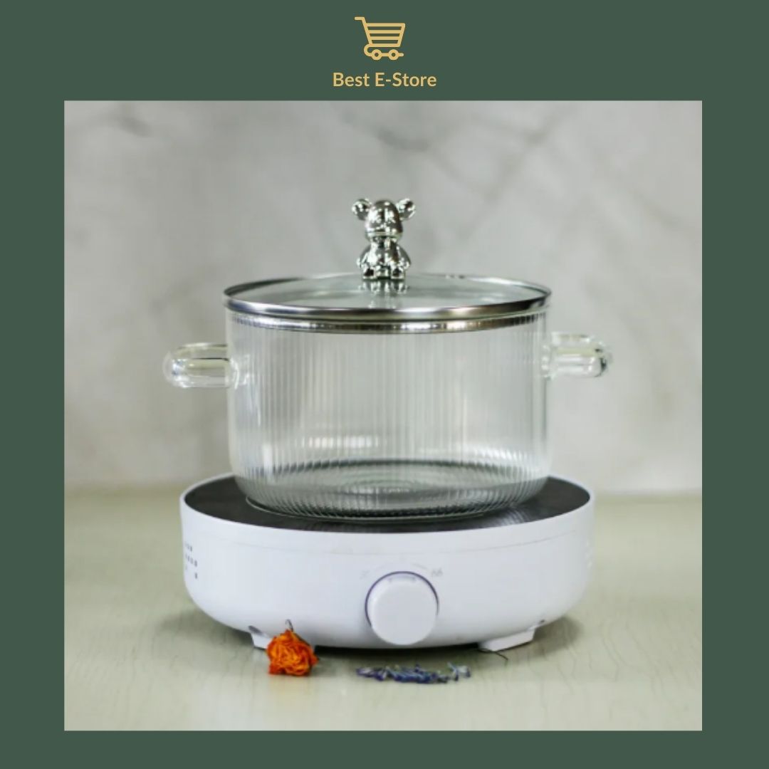 🌟Light Luxury Borosilicate Pot Collection:  Sophistication Meets Functionality🍵