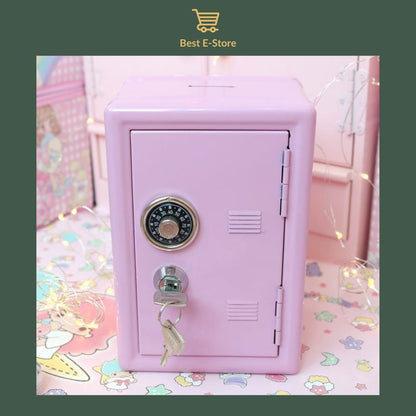 🔒 Secure-Saver: Metal Money Box with Dual Lock System