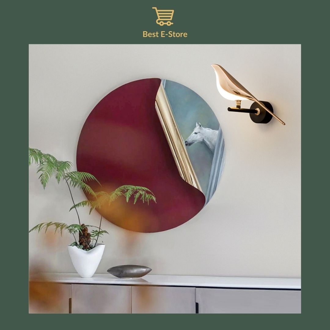 🕊️💡 Radiant Wings: Nordic Bird Wall Sconce 🏠