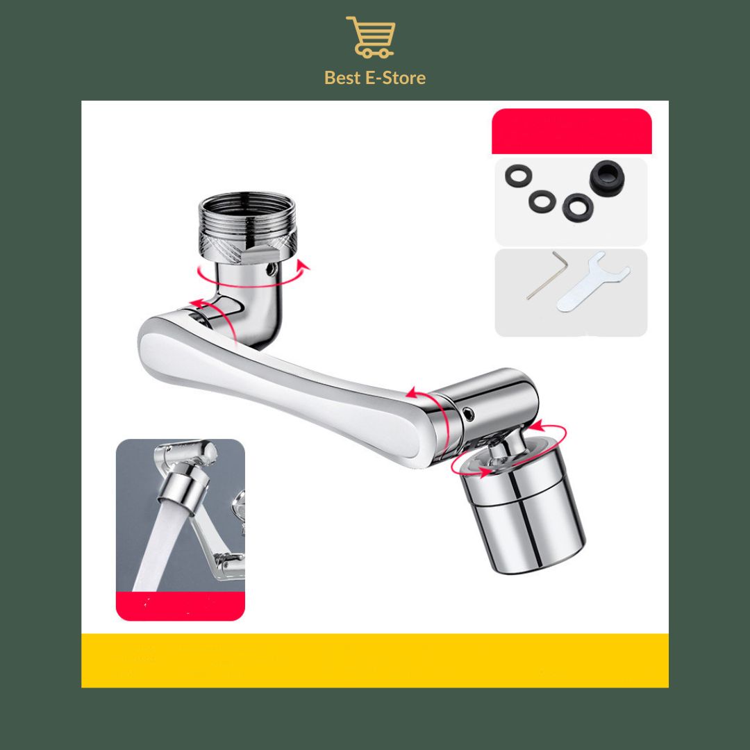 The New Double Extension Rotating Faucet Extender