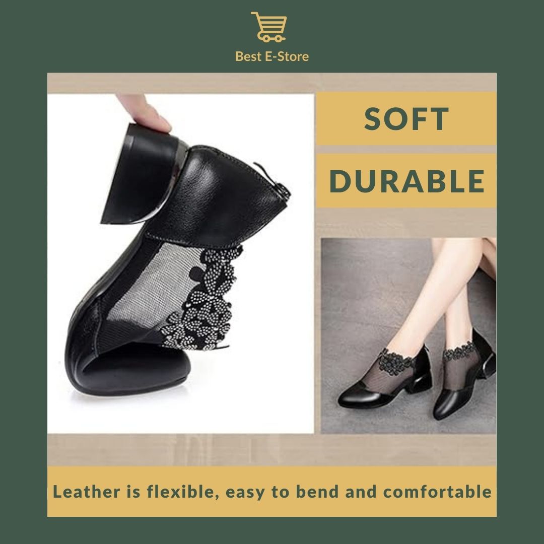 👗 Walk in Style: Breathable Leather Shoes for Any Outfit 🌈