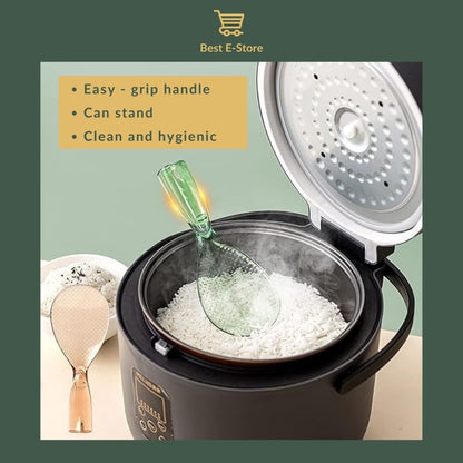 🌟 Hygienic Cooking Upgrade: Premium Standable Rice Paddle 🚿🍚