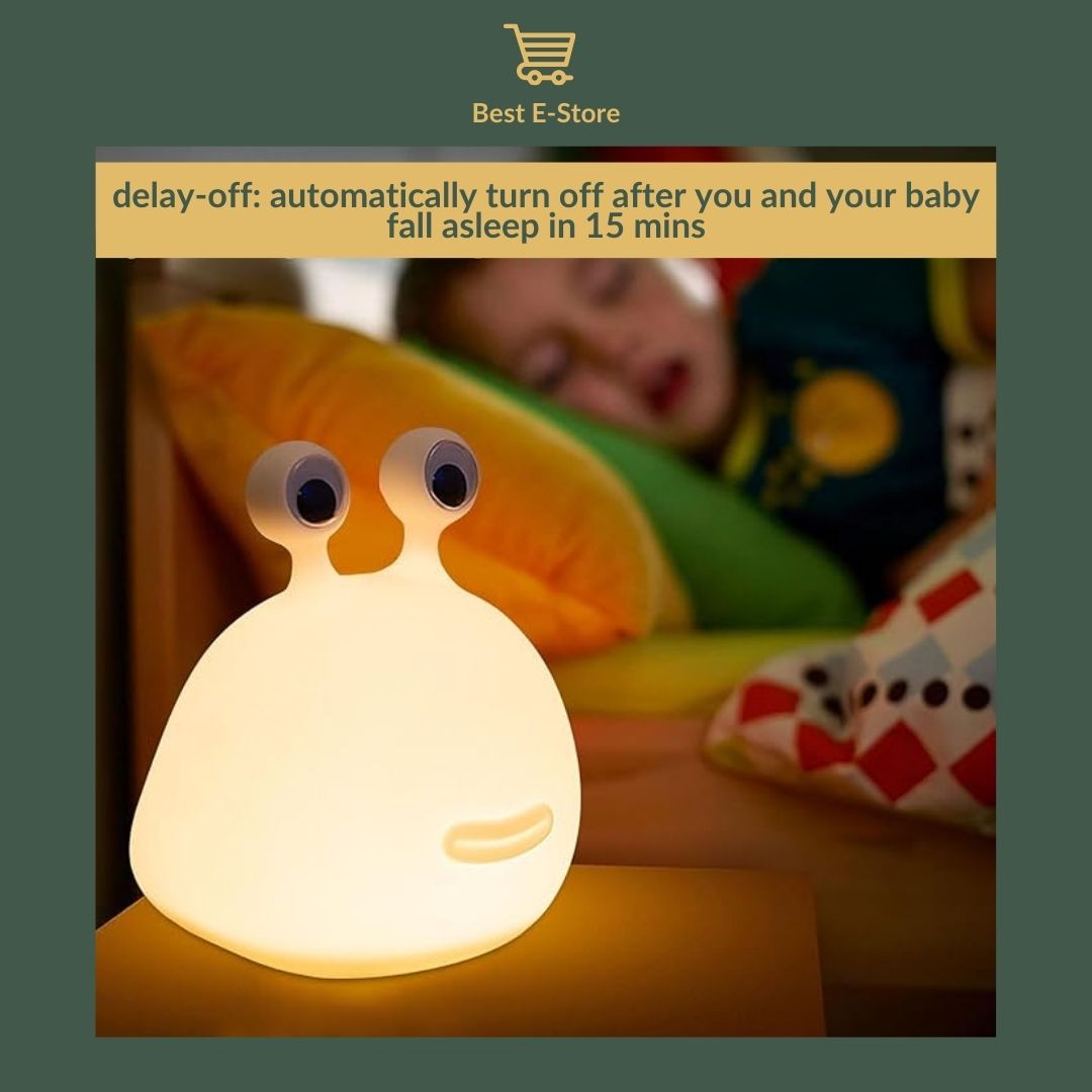 😴 Dream Peacefully with the Twinkle Slug Night Light