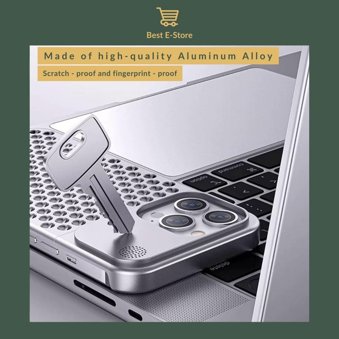 🚀FortressGuard: Edge-Raised Aluminum Alloy Case for iPhone - Stylish Defense🌈🔐