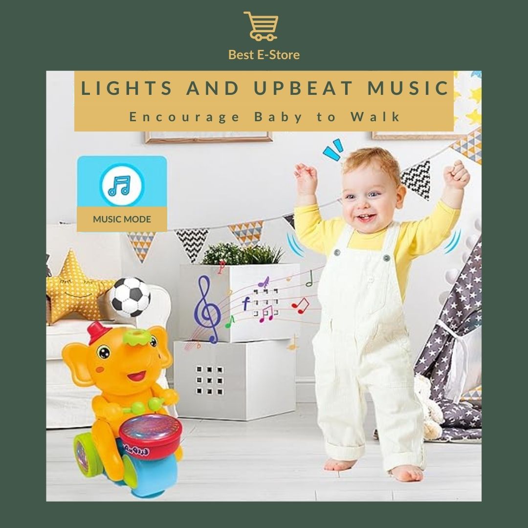 🚀 Sensory Wonder: Baby's First Musical Adventure with Obstacle Avoidance 🚼🎵