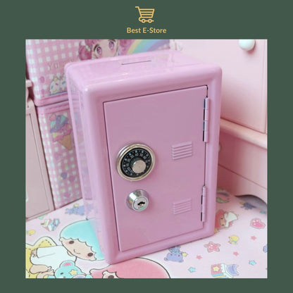 🔒 Secure-Saver: Metal Money Box with Dual Lock System