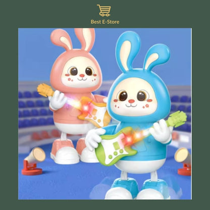 🌟🎸 Rabbit Guitarist Toy: Dynamic Music & Colorful Lights 🐇🎵