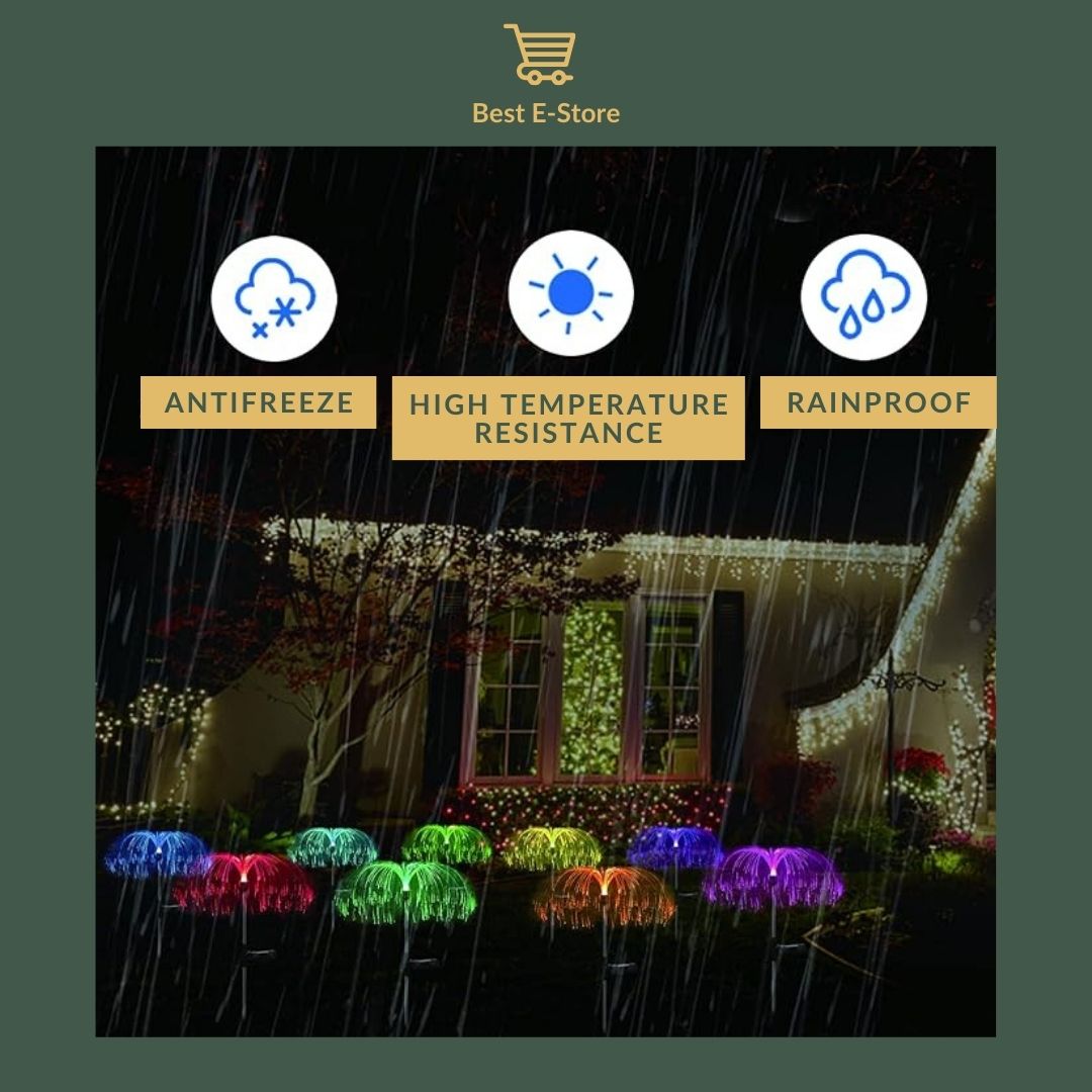 🌌 Automatic Illumination Solar Jellyfish Lights: Effortless Elegance for the Pathway and Garden 🌙✨