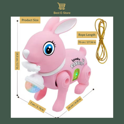 🎀 Light-Up Radish Rabbit:  Adorable Fun for Kids 🧡