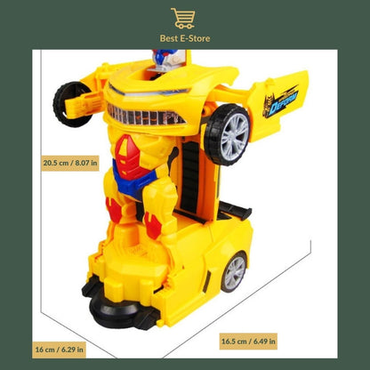 🚀 Ignite Your Child's Imagination! 💫: The Ultimate Multifunctional Robot Car Toy 🌈