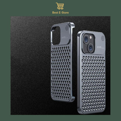 🚀FortressGuard: Edge-Raised Aluminum Alloy Case for iPhone - Stylish Defense🌈🔐