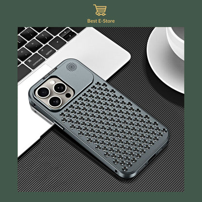 🚀FortressGuard: Edge-Raised Aluminum Alloy Case for iPhone - Stylish Defense🌈🔐