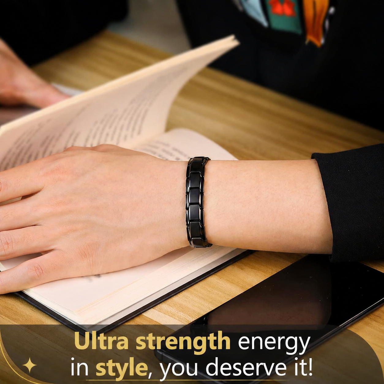 Magnetic Titanium Steel Bracelet for Wrist Comfort and Daily Relief
