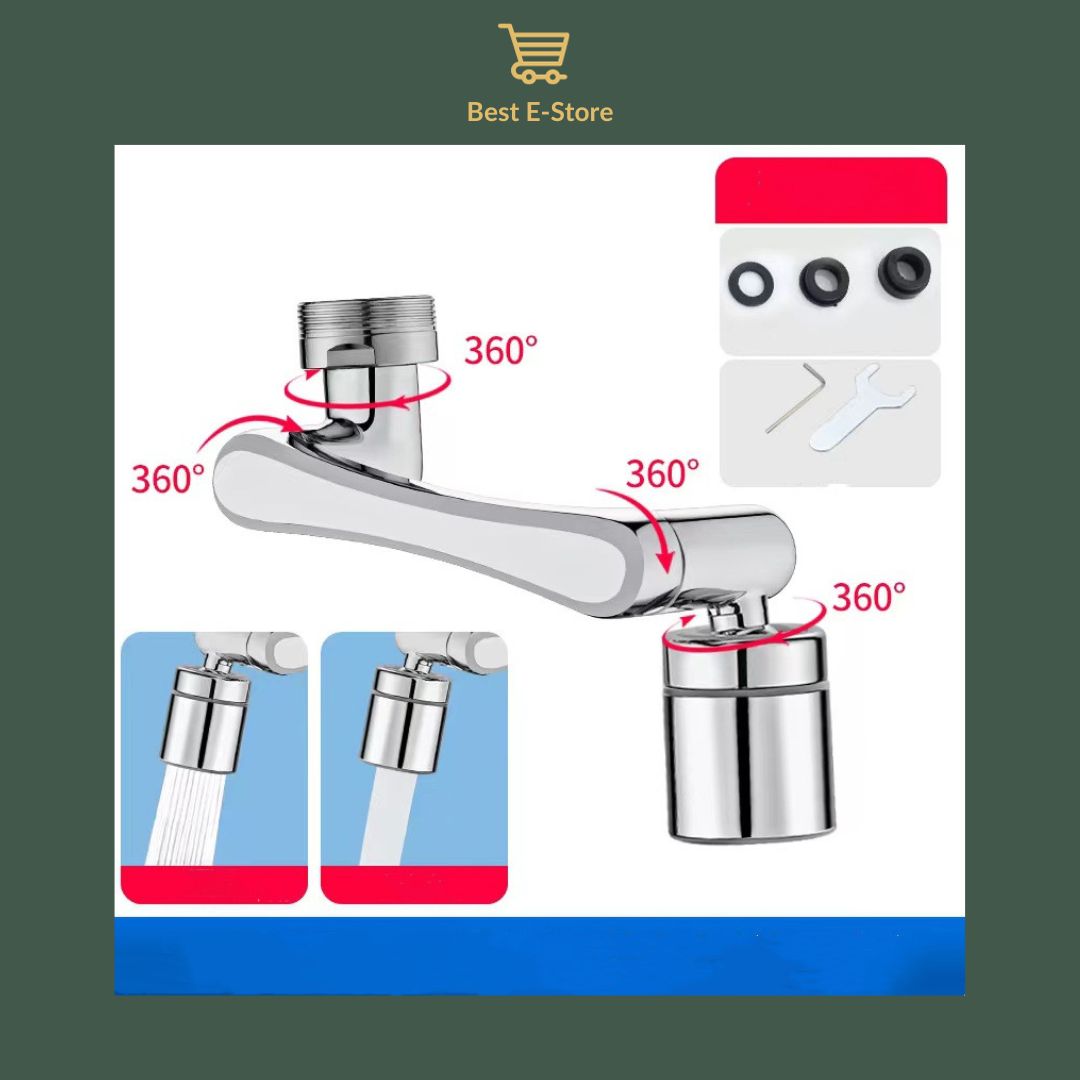 The New Double Extension Rotating Faucet Extender