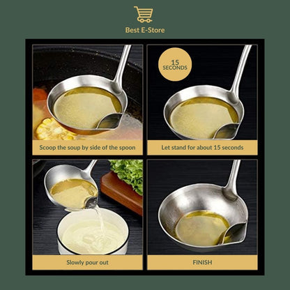 🍲 Healthy Scoop Stainless Steel Soup Separator