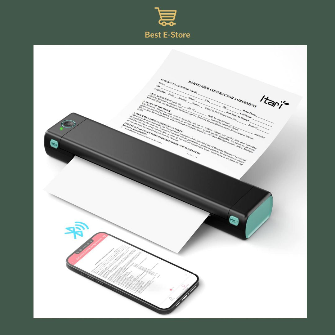 Portable EcoPrint Solution: Inkless Bluetooth Printer