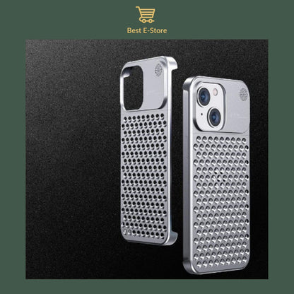 🚀FortressGuard: Edge-Raised Aluminum Alloy Case for iPhone - Stylish Defense🌈🔐