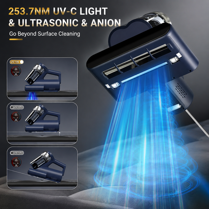 Gift-Ready Mattress Vacuum Cleaner with Hot Air and UV-C for Pet Owners