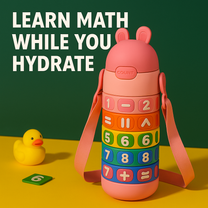 Bottle Learning Math 🎒 Smart Math Water Bottle: Learn & Stay Hydrated 💡 – Best E-Store