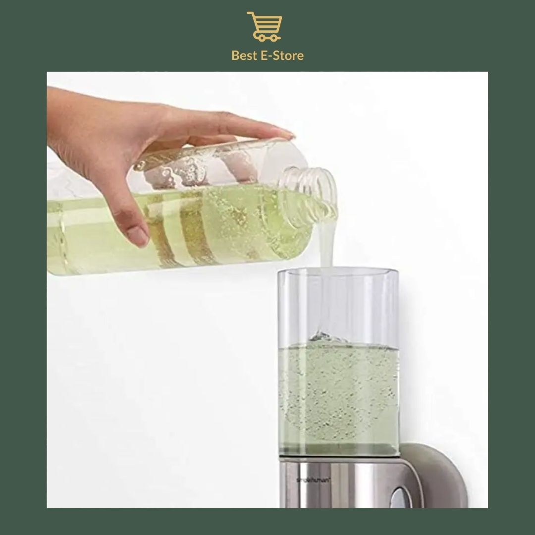 ✨ Advanced Coating 500ml Soap Dispenser - Stylish, Sturdy, and Spill-Free Pouring 🔄