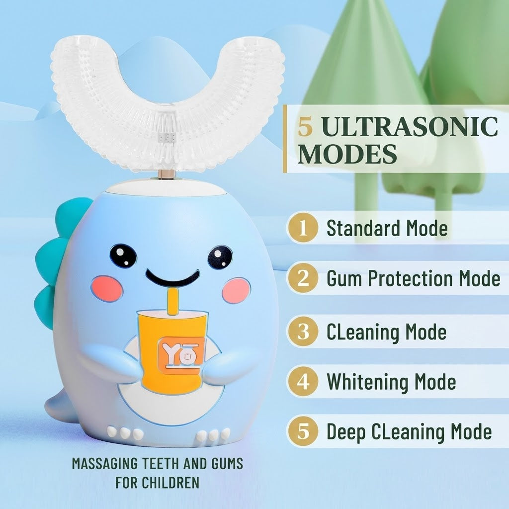 Fun Dinosaur Kids Electric Toothbrush That Makes Brushing Exciting