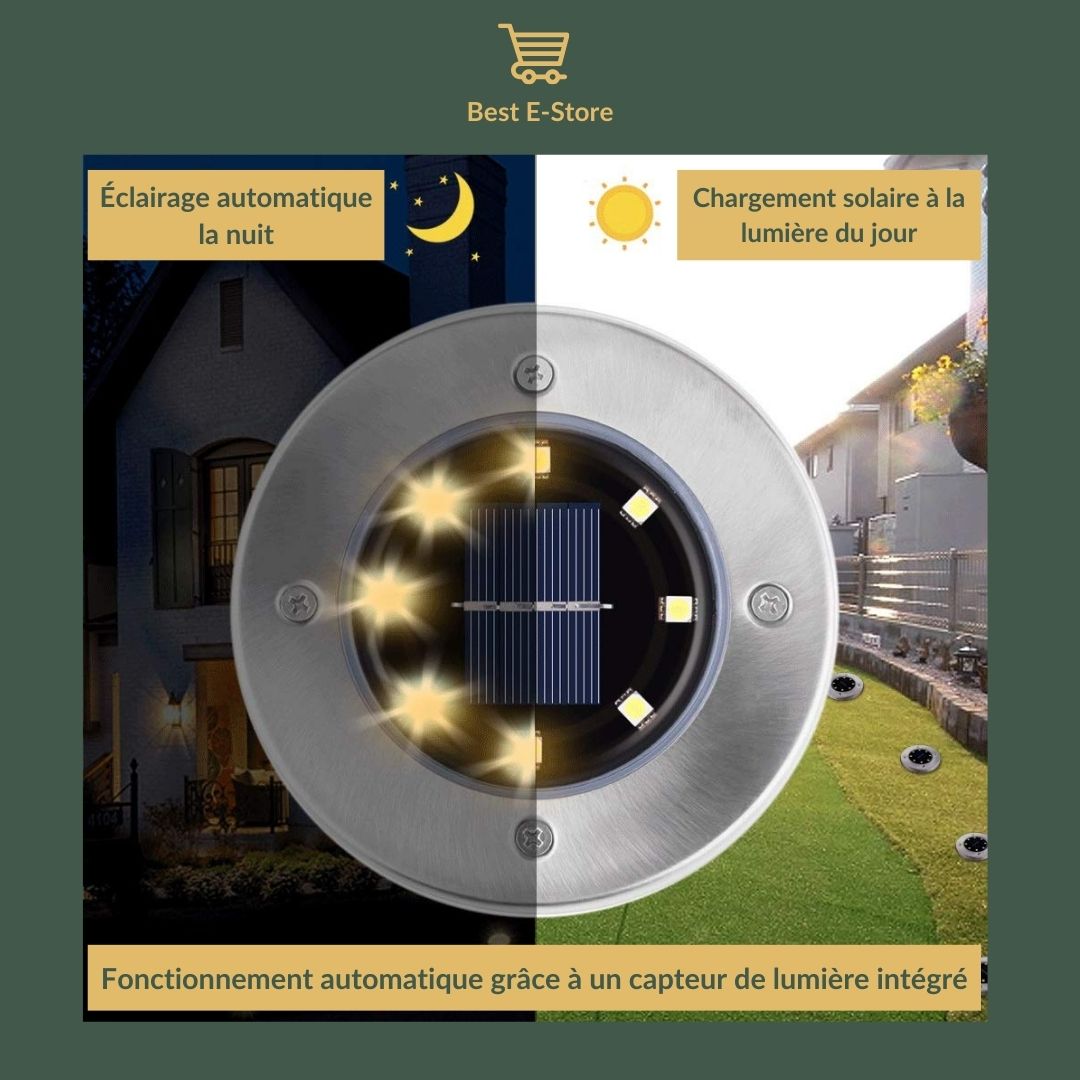 Nouvelles lampes de jardin étanches à énergie solaire