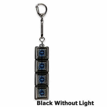 LED Keyboard Fidget Keychain for Stress Relief and Focus