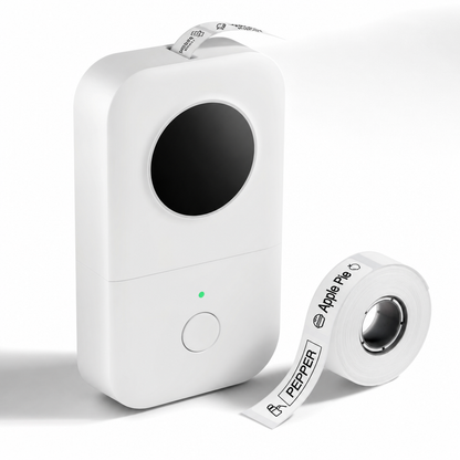 Portable Bluetooth Label Maker - Inkless Thermal Printer for Home & Office