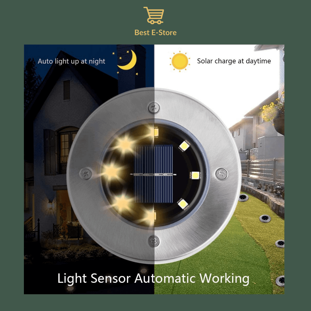 New Waterproof Solar Powered Garden Lights